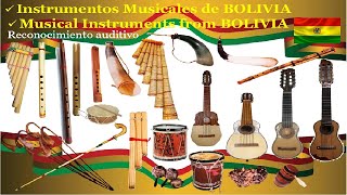 🌎 Instrumentos Musicales de BOLIVIA Instruments Musical from BOLIVIA [upl. by Ellen690]