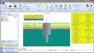 Pile foundation sections design and optimization with DeepFND [upl. by Ledniahs474]