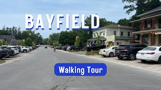 Bayfield Main Street Walking Tour ⎸ Beautiful Coastal Village in Ontario [upl. by Noivert]