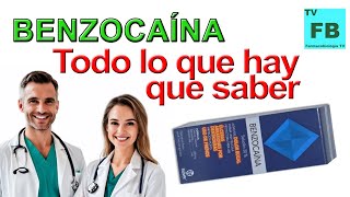 BENZOCAINA Para qué Sirve Cómo se toma y todo lo que hay que saber ¡Medicamento Seguro👨‍🔬💊 [upl. by Sayed]