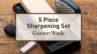 5 Piece Sharpening Stone Set Garrett Wade [upl. by Larisa]