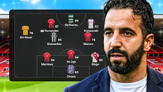 RUBEN AMORIM MANCHESTER UNITED REBUILD FC 25 CAREER MODE [upl. by Yeniffit]