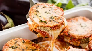 How to Make Baked Eggplant Parmesan  The Stay At Home Chef [upl. by Ybsorc420]