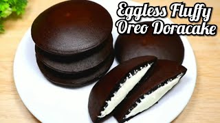 Oreo biscuit dora cake 4 ingredients  dorayaki soft and delicious  Shardas Cuisine [upl. by Malet]