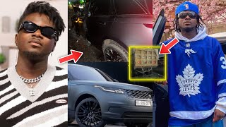 Kuami Eugene Involved In Accdent With Range Rover Brɛaks His Arm [upl. by Nine592]