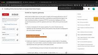 Installing Anthos Service Mesh on Google Kubernetes Engine  GSP654 [upl. by Gaige]