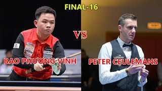 BAO PHƯƠNG BINH vs Peter CEULEMANS  FINAL16  World Cup Billiards 3 Cushion Seoul 2024 [upl. by Nyleahcim902]