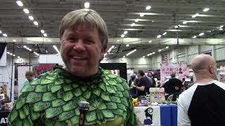 Great Lakes Comic Con 24 Howard and his quotLOTLquot props [upl. by Novets761]