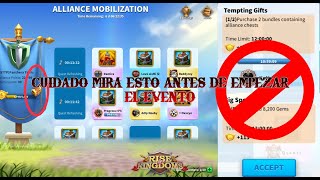 NO HAGAS ESTO EN MOVILIZACION DE ALIANZA  Rise of Kingdoms Español [upl. by Kitti]