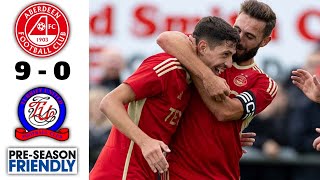 Aberdeen vs Turriff United 90 Highlights  Pre Season Friendly  Turriff 09 Aberdeen Highlights [upl. by Cronin]