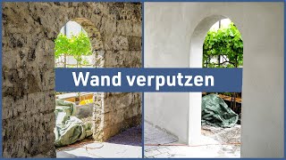 Wand verputzen [upl. by Aeli]