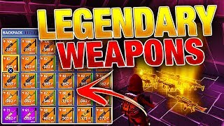 How To Get BEST LEGENDARY Weapons amp Heroes EASY amp FREE  Fortnite Save the World [upl. by Leeda188]