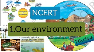 NCERT class 7 geography 1 chapter Our environment  in telugu ll sleepy dreamz classes [upl. by Pesvoh673]