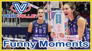 Numia Vero Volley Milano Funny Moments  Funniest Volleyball Moments [upl. by Aivek]