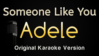 Someone Like You  Adele Karaoke Songs With Lyrics [upl. by Notsuj239]