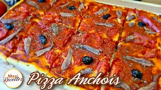 Pizza Anchois au Four Recette Maison [upl. by Derfla568]