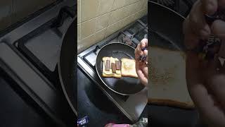 Banana Sandwich 😋 food subscribe youtubeshorts easyrecipe [upl. by Eixela]