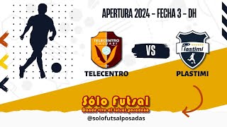 Plastimi vs Telecentro  Fecha 3  Torneo Apertura 2024 [upl. by Ikciv]