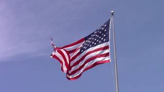 American Flag Waving Royalty Free Video 1080p 60fps [upl. by Stolzer467]