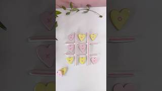 hi guysss check out this easy clay diy make ur own naughts and crosses set 💖 clayideas [upl. by Montana405]