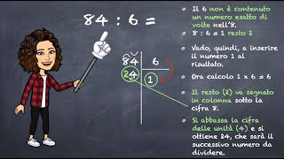 LE DIVISIONI IN COLONNA CON UNA CIFRA AL DIVISORE [upl. by Enatan]