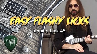 Easy Flashy Licks  Tapping Lick 5 [upl. by Adnaluy]