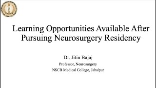 Learning Opportunities Available After Pursuing Neurosurgery Residency [upl. by Warton]