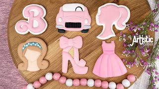 Barbie inspired Cookies Cookie Decorating Compilation  Satisfying Cookie Decorating wRoyal Icing [upl. by Emie]