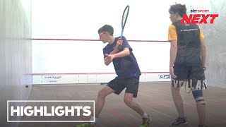 HIGHLIGHTS  Day 1 of the Aon New Zealand Junior Squash Open [upl. by Nyledaj]