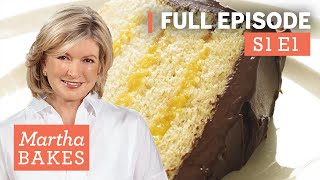 Martha Stewart Makes Yellow Cake 4 Ways  Martha Bakes S1E1 quotYellow Cakequot [upl. by Ivek]