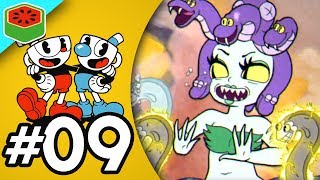 MEDUSAS GAZE  Cuphead Expert Coop Lets Play 9 [upl. by Ardra893]