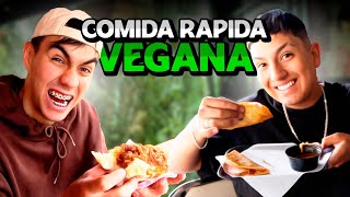 COMIDA RAPIDA VEGETARIANA  ¿QUE tan BUENA ES COSTOSA [upl. by Rratsal]