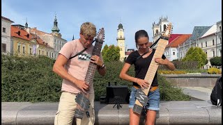 The Lone Wanderer  Chapman Stick Duo Live in Slovakia [upl. by Wit551]