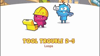 Puzzles Level 25  CodeSpark Academy learn Loops in Tool Trouble  Gameplay Tutorials [upl. by Seira]