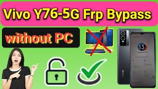 how to Vivo Y76 Frp Bypass new method [upl. by Hollington]