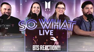 BTS quotSO WHAT Livequot Reaction  We need to experience this live  Couples React [upl. by Derian]