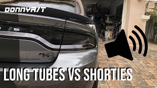 Shorty Headers vs Long Tubes Sound Comparison [upl. by Weber]