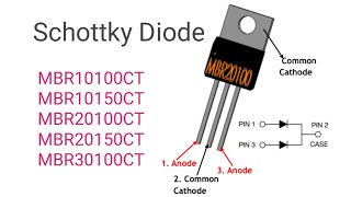 MBR10100CT Schottky Diode 10A 100V [upl. by Econah638]