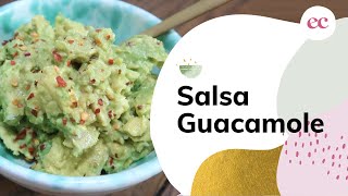 GUACAMOLE Ricetta Facile e Veloce della Salsa Guacamole [upl. by Laing667]