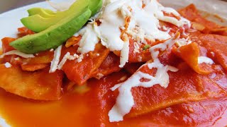 Mexicanísimos Chilaquiles Rojos ¡Inigualables [upl. by Tierney]