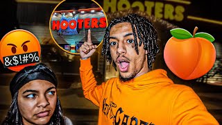 SURPRISING MY GIRLFRIEND ON A DATE TO HOOTERS PRANK GONE WRONG😱 [upl. by Devora]