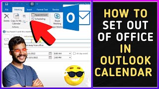 How To Set Out Of Office in Outlook Calendar [upl. by Dygert]