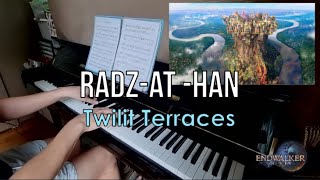 Twilit Terraces  RadzatHan Theme Piano FFXIV Endwalker  Sheets [upl. by Marian715]