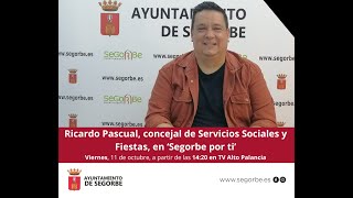 El concejal de Fiestas Ricardo Pascual en Segorbe por ti 10102024 [upl. by Slen]