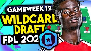 FPL GAMEWEEK 12 UPDATED WILDCARD  BEST WILDCARD TEAM FOR GW12  Fantasy Premier League Tips 202425 [upl. by Luther639]