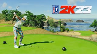 WE DID A MATCH AT THIS EPIC FANTASY COURSE IN PGA TOUR 2K23 [upl. by Naida923]