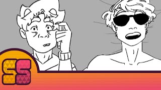 Dave and Karkat Order Pizza Homestuck DaveKat Comic Dub  SleepySouls [upl. by Luciana639]