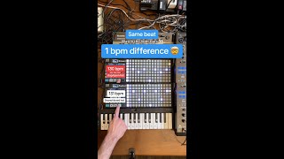 SAME BEAT 1 bpm difference 🤯 shorts [upl. by Walcott584]
