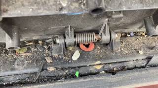 Honda Element Rear Flap Spring Adjustment and Replacement [upl. by Isoais]