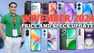 OPPO Price And Specs Update November 2024 [upl. by Ahsita]